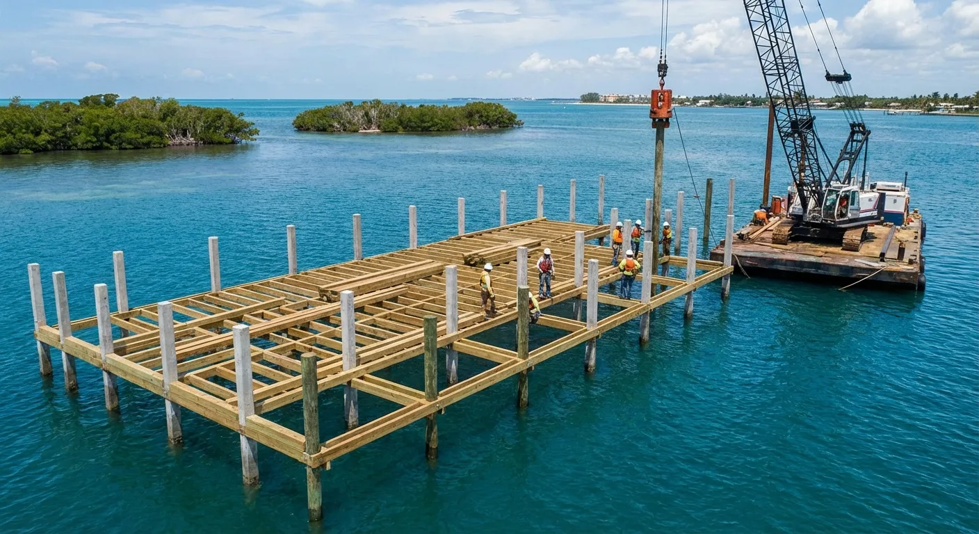 dock construction 1 Gulf Harbors FL
