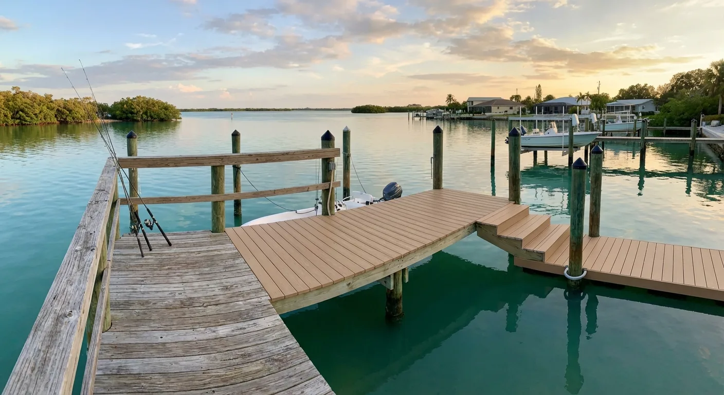 dock fishing pier Gulf Harbors FL
