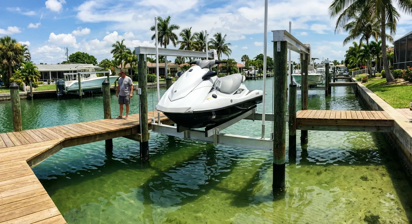 dock jet ski lift Hudson FL