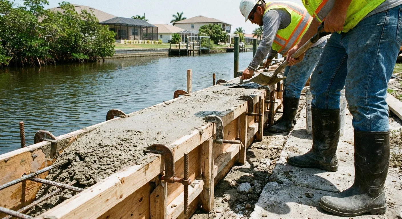seawall cap repair Dunedin FL