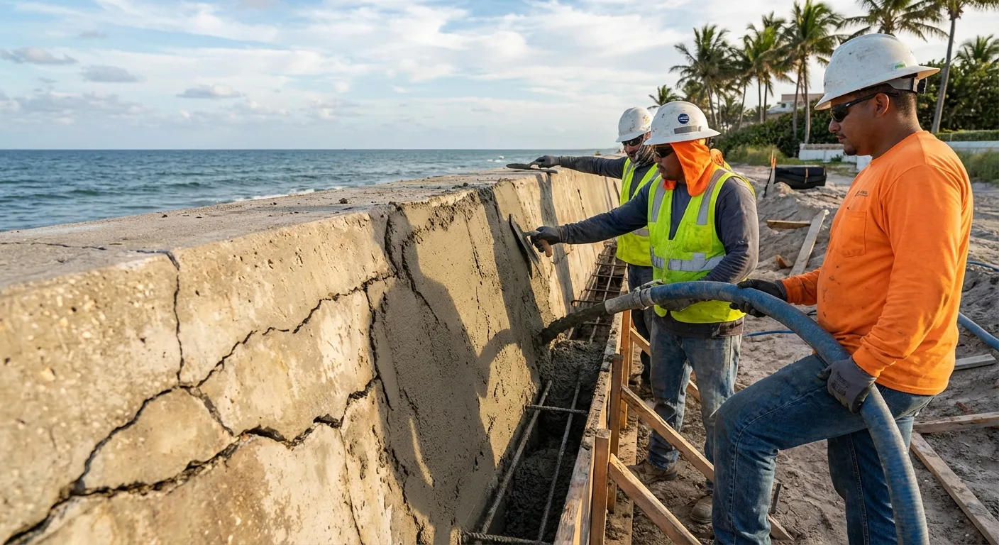 seawall repair 1 Gulf Harbors FL