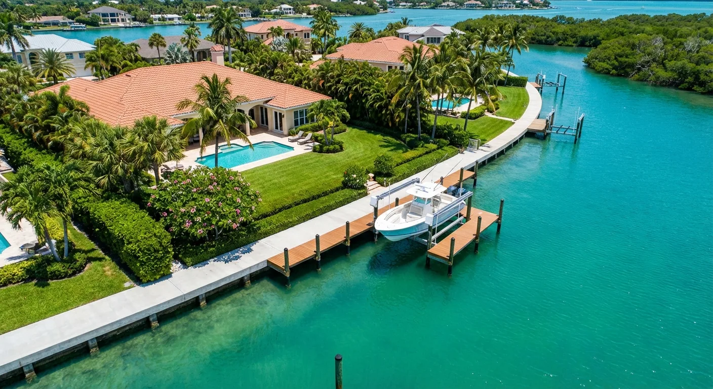 waterfront home protected Pasco County FL